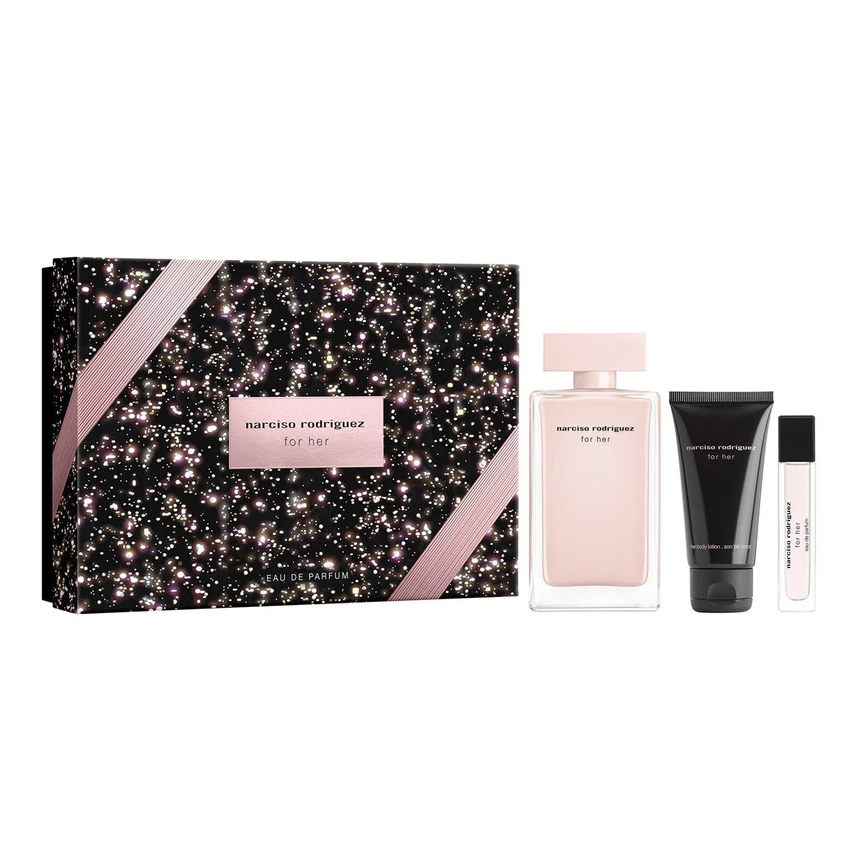 Set Narciso Rodriguez: For Her Eau De Parfum – For Women Eau De Parfum For Women 10 ml